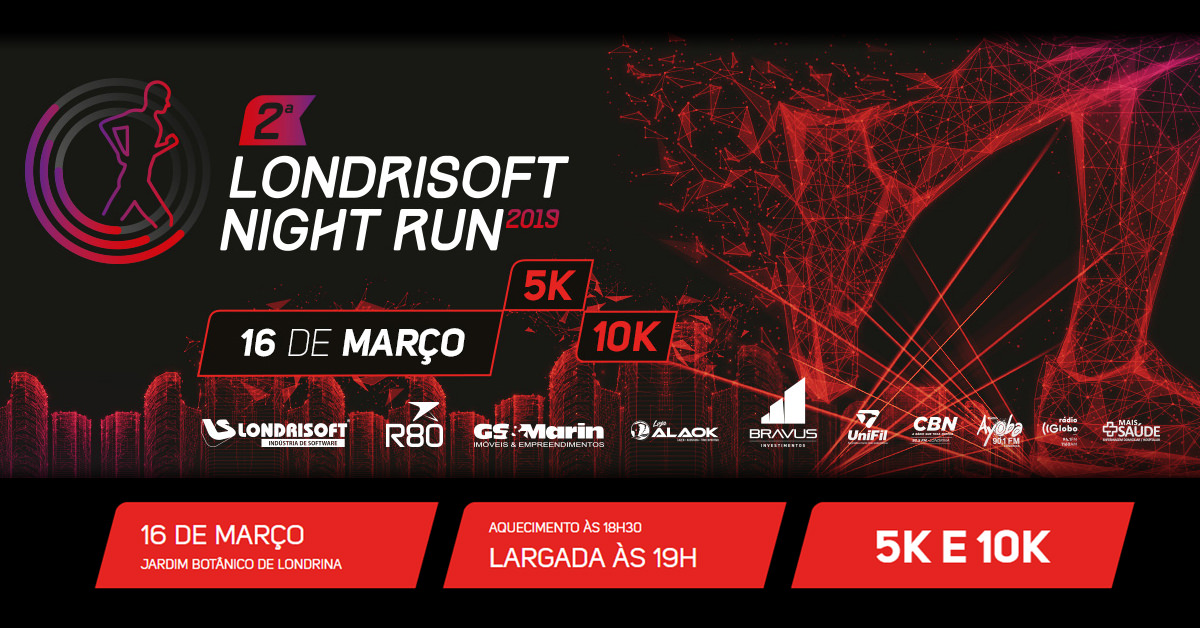 Resultado de imagem para LONDRINA - 2ª LONDRISOFT NIGHT RUN - LOGOS